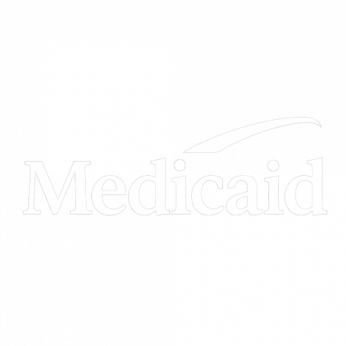 Medicaid Logo on Black Background